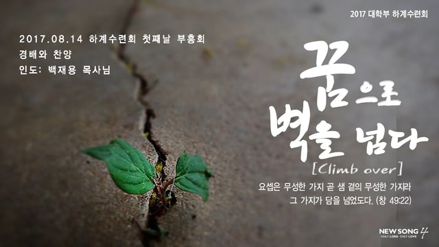 [2017하계수련회]_첫째날 부흥회_경배와 찬양